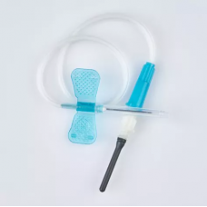 Двусторонняя игла-бабочка Improvacuter размером 23 G и синим цветовым кодом